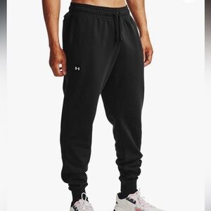 Under Armour Men's UA Rival Fleece Jogger Pants Size Large